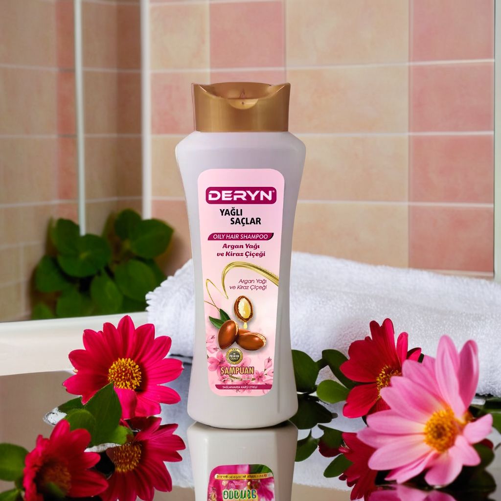 Deryn Yağlı Saçlar İçin Şampuan - Yağ Kontrolü ve Ferahlık Sağlayan Şampuan